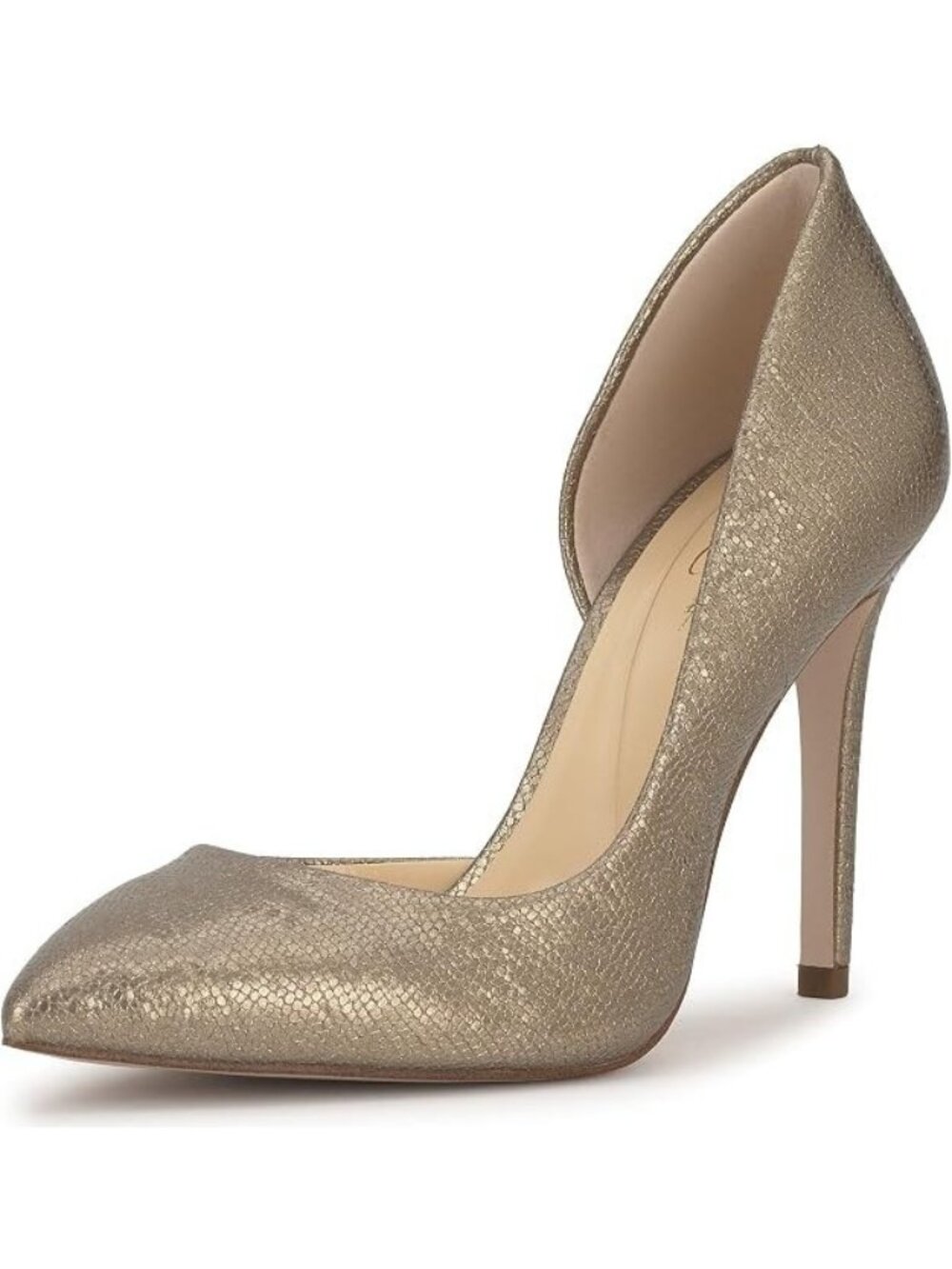 Jessica Simpson Prizma D'Orsay Pumps Bronze Lizard Women’s Size 8 NIB